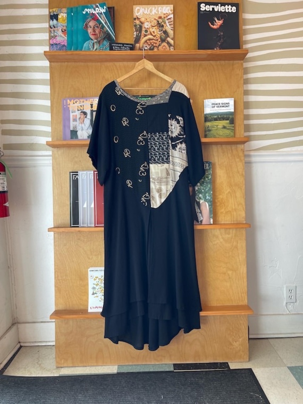 Vintage Donna Jessica Patchwork Maxi Dress Size 1